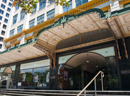 downing-entrancepb269325 The entrance for Downing Centre.